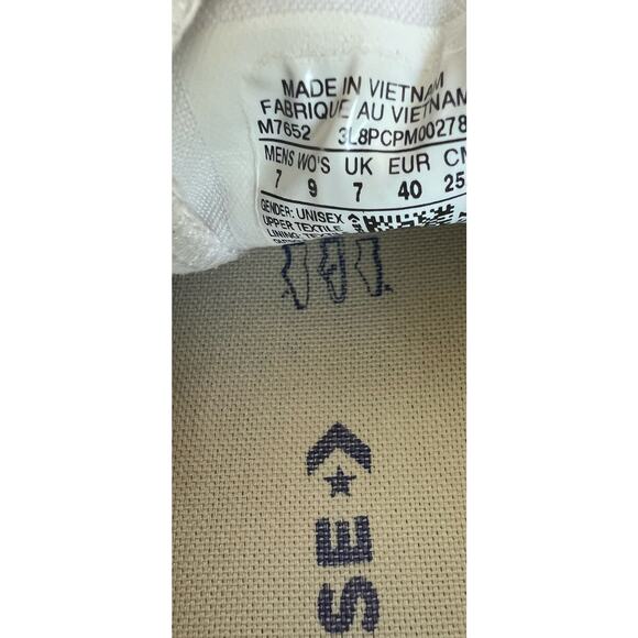 Converse Chuck Taylor All Star Shoreline LowTop Lace Up White Canvas Sneaker 9 - Picture 11 of 12